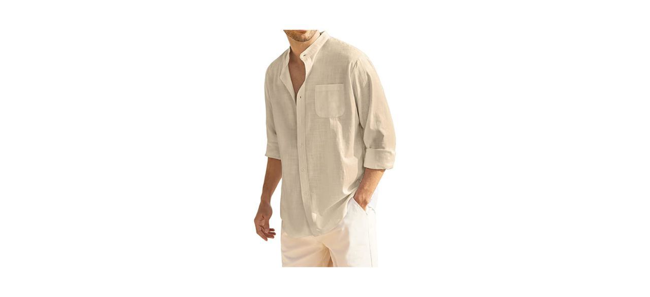 Best COOFANDY Menâ€™s Cotton Shirt