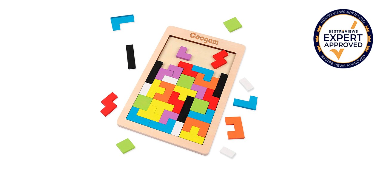 Best Coogam Wooden Blocks Puzzle Brain Teasers