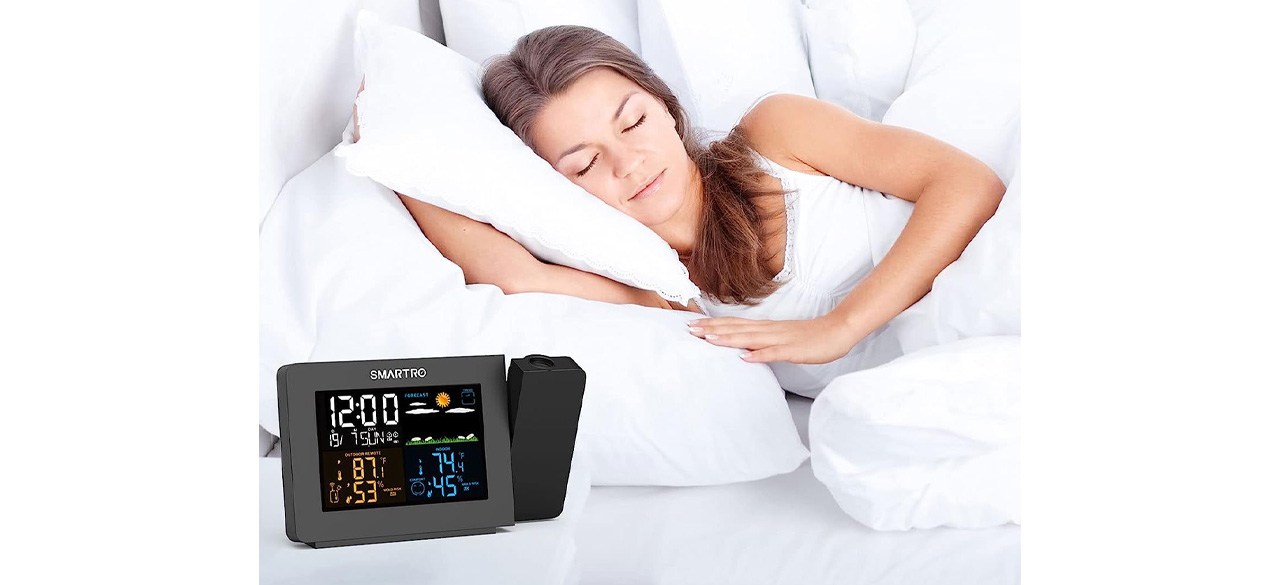 Smartro Projection Alarm Clock with Weather Station