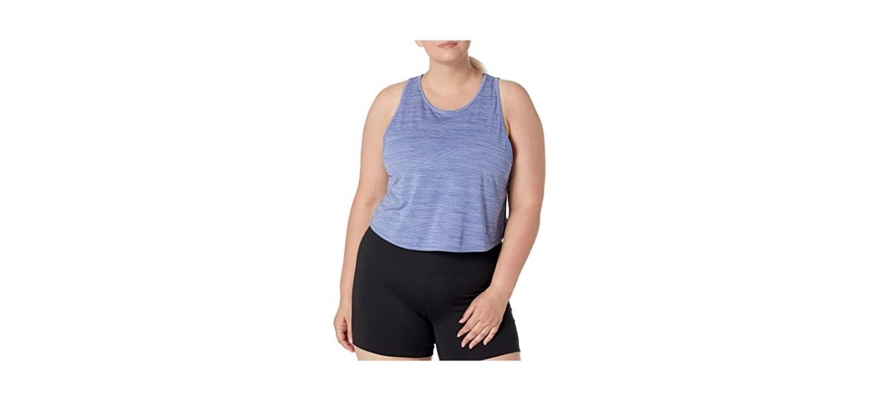 Core 10 Women's Jacquard Mesh Cropped Tank