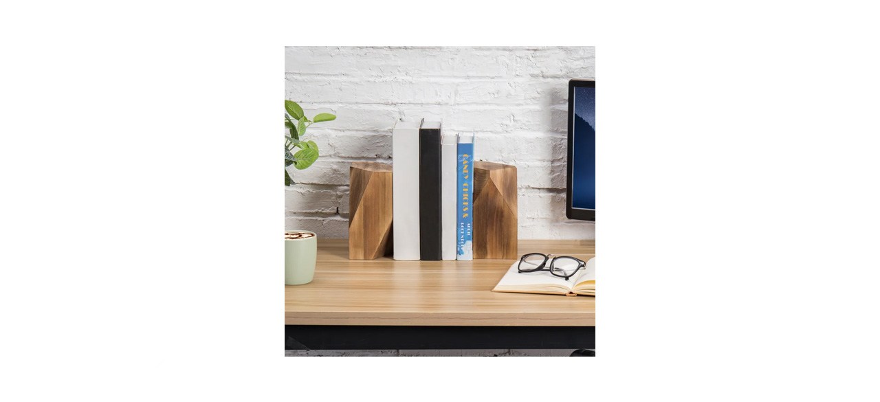 best Corrigan Studio Geometric Bookends, Set of 2