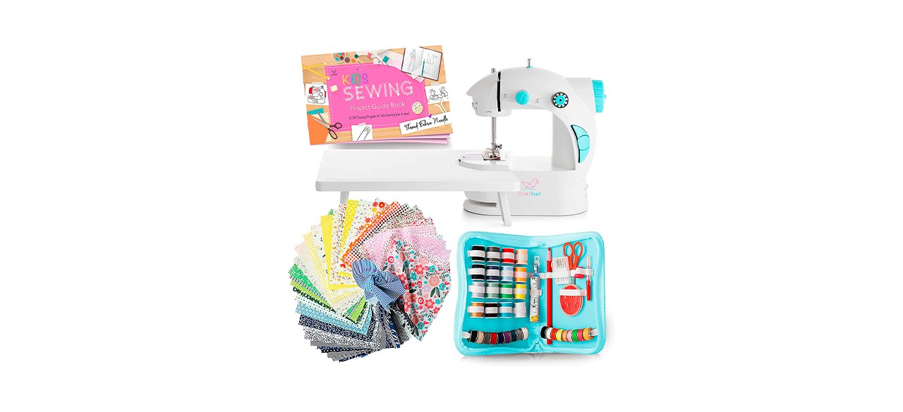 Best CraftBud Mini Sewing Machine for Beginners with Sewing Kit