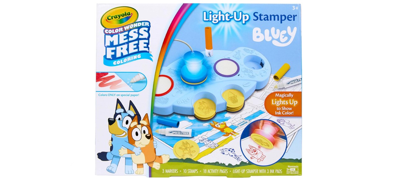 Crayola Magic Light Up Bluey Stamper Art Set
