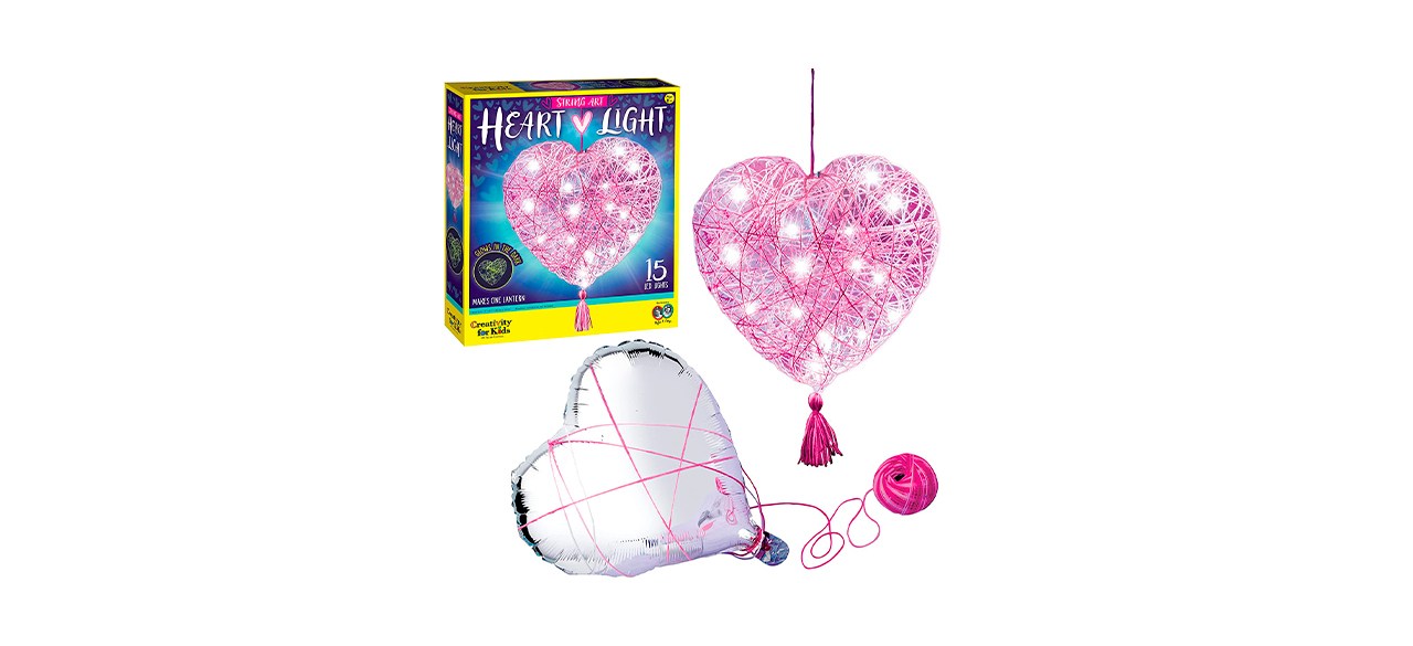 Best Creativity for Kids String Art Heart Light