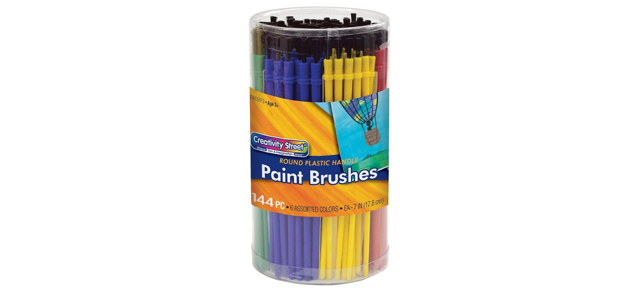 Creativity Street Round Brushes, Pack of 144