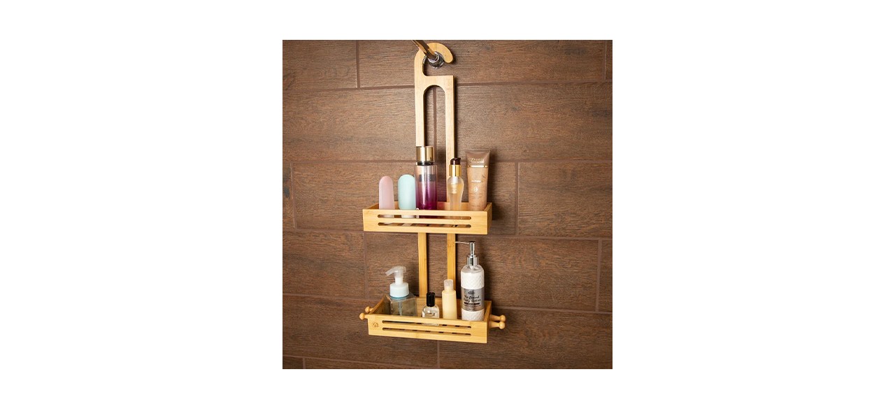 Best Crew & Axel Hanging Bamboo Shower Caddy
