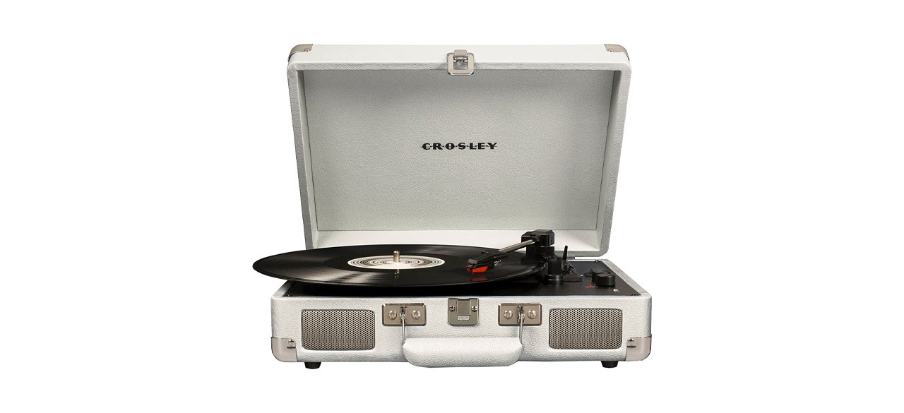 Best Crosley Cruiser Deluxe Vintage 3-Speed Bluetooth Suitcase Turntable