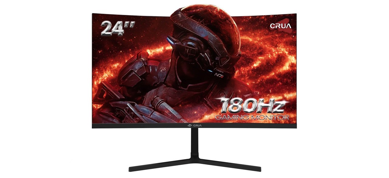 CRUA 24 165Hz 180Hz Curved Gaming Monitor