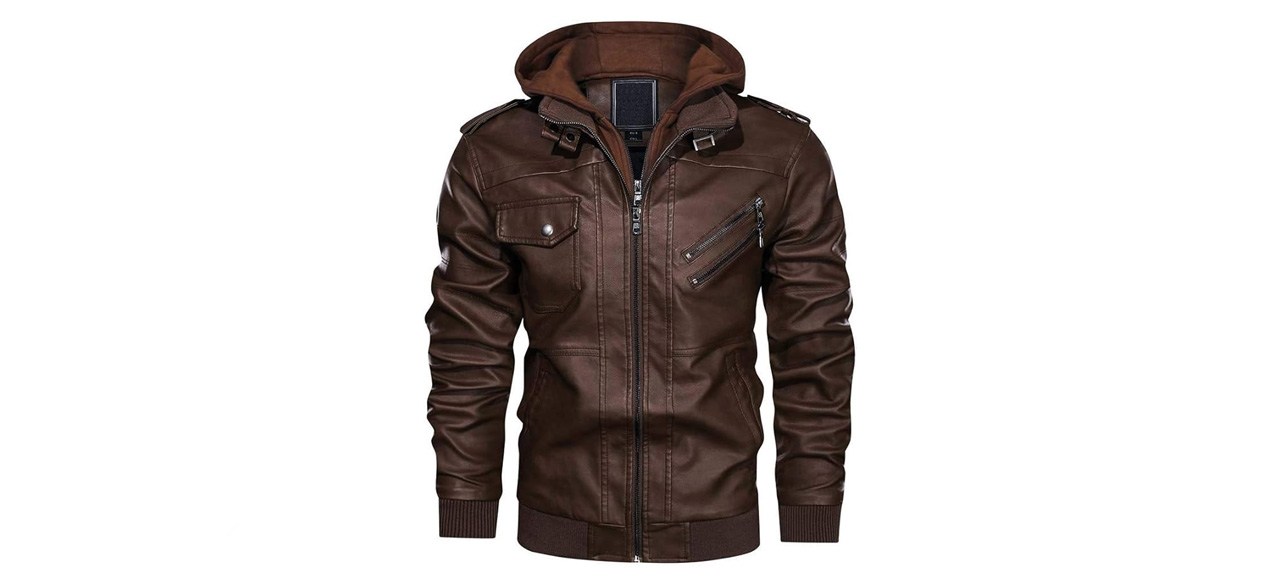 Crysully Vintage Motorcycle Biker Jacket