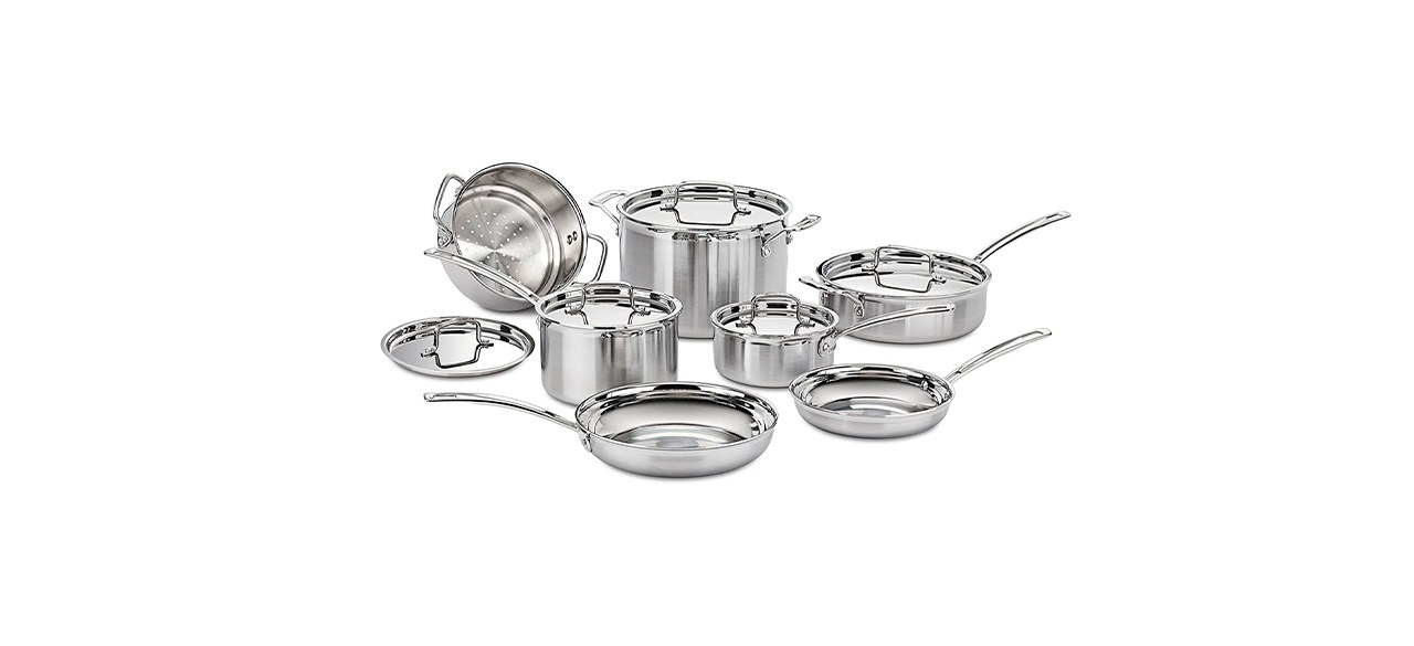 Best Cuisinart MultiClad Pro Triple Clad 12 Piece Cookware Set