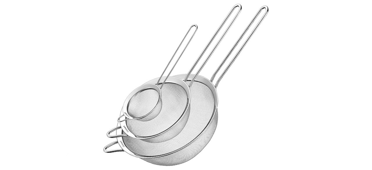Cuisinart Set of 3 Fine Mesh Stainless Steel Strainers