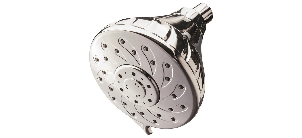 Culligan Wall-Mounted Showerhead with Anti-Clog Rubber Spray Nozzles