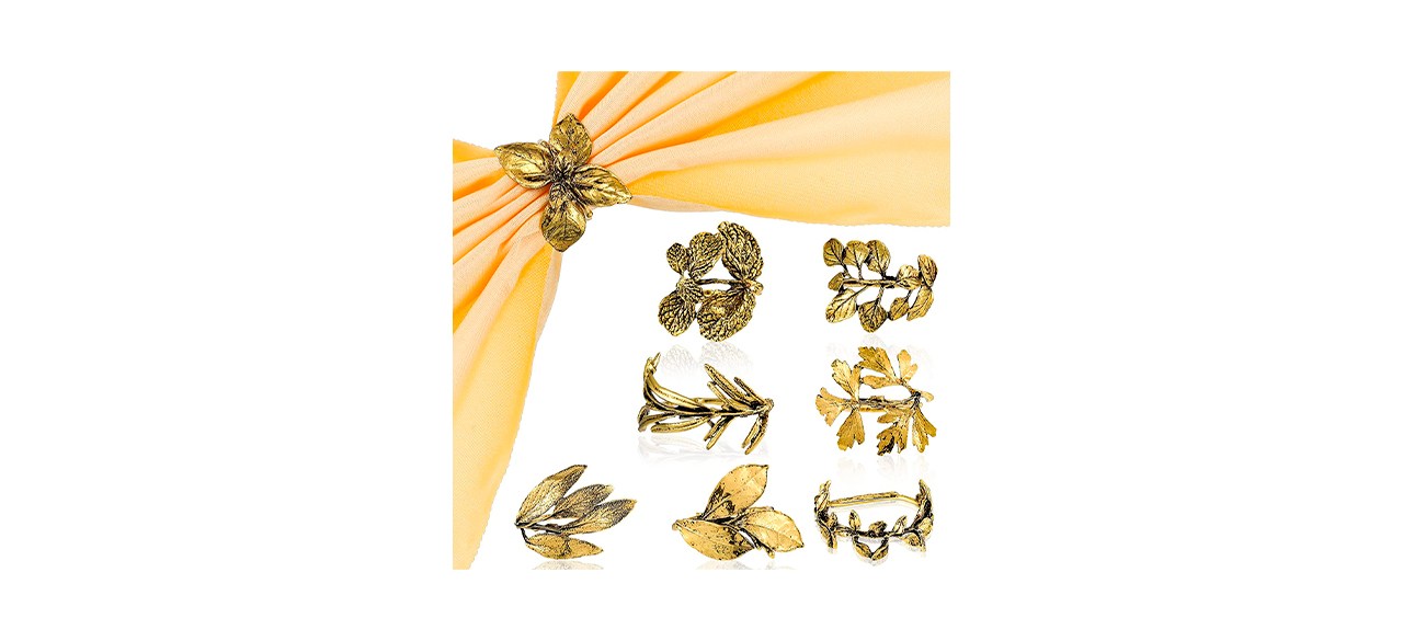 Best Cunhill Vintage Leaf Napkin Rings