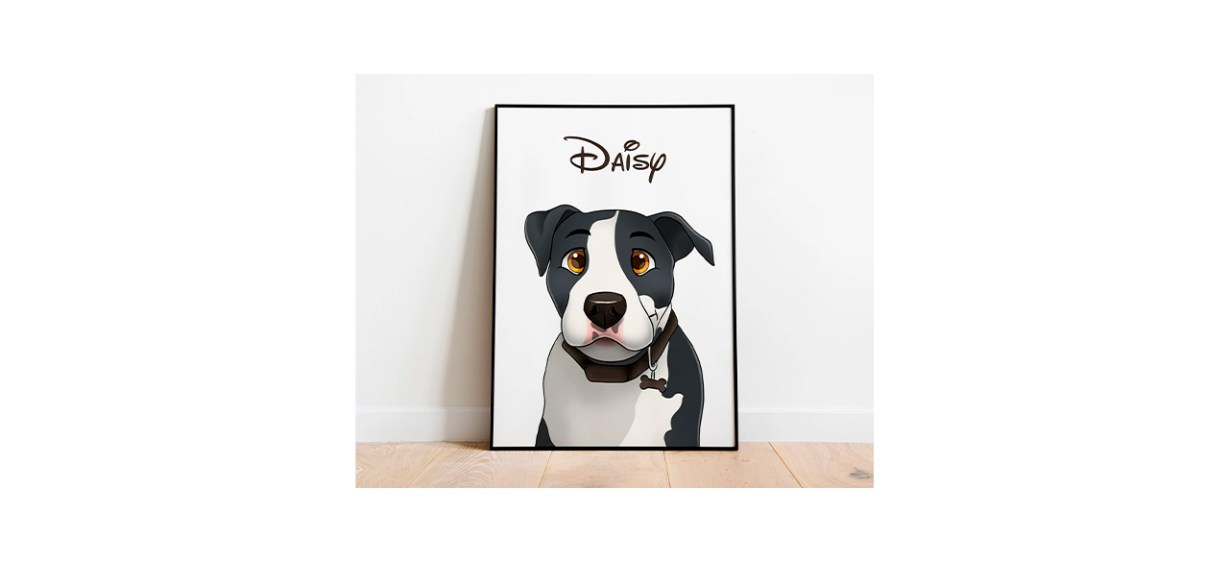 Best CustomPortraitShopCo Disney Cartoon Pet Portrait Best CustomPortraitShopCo Disney Cartoon Pet Portrait