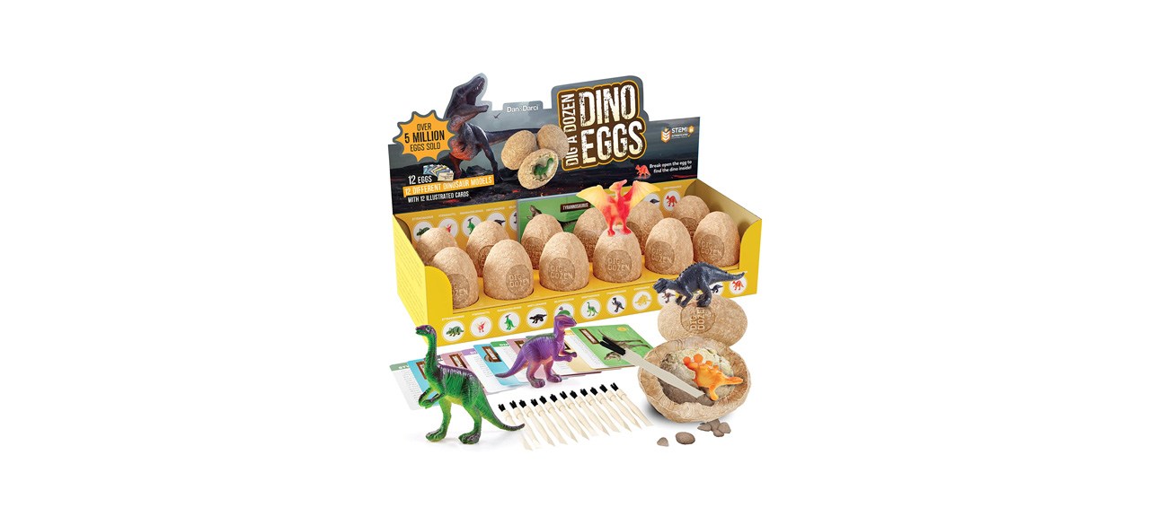 Best Dan & Darci Dig a Dozen Dino Egg Dig Kit