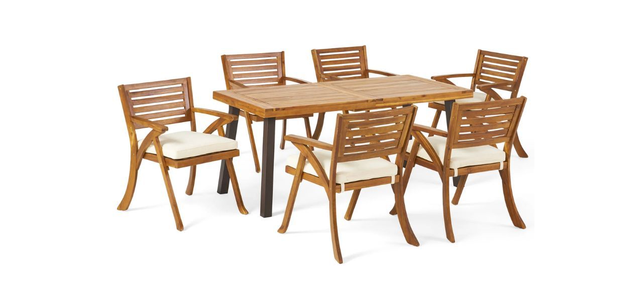 George Oliver Six-Person Outdoor Dining Set