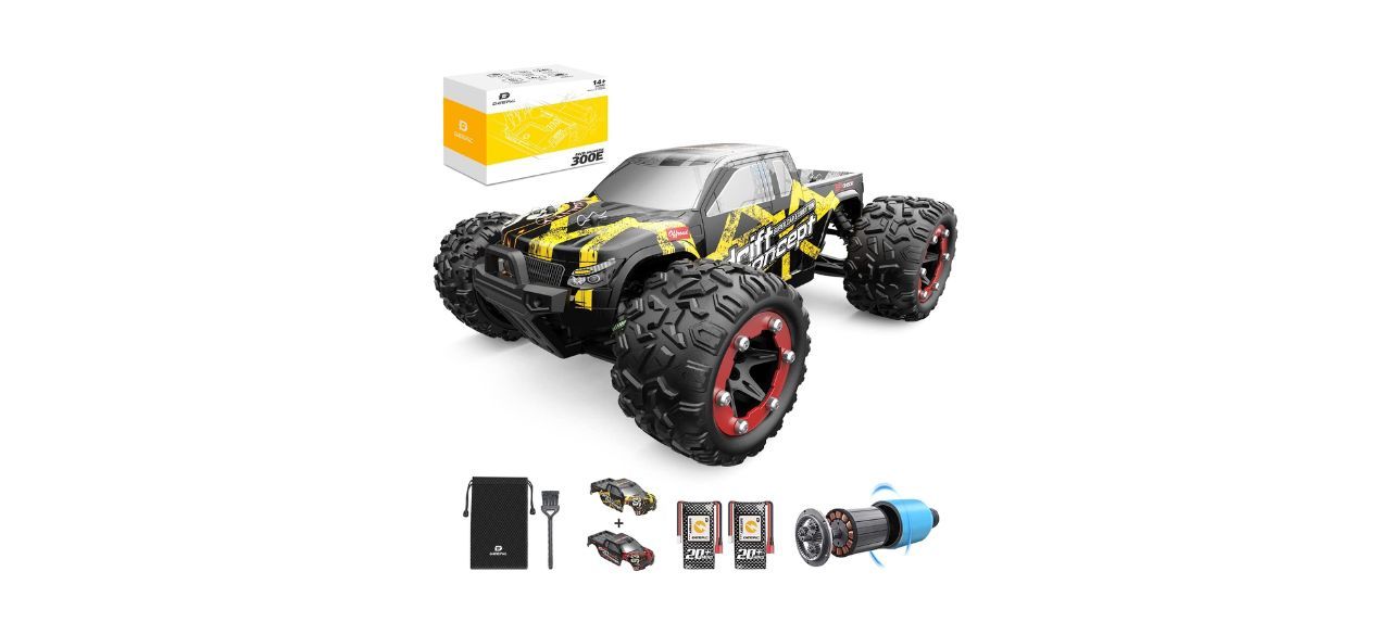 Best Deerc Brushless Four-Wheel Drive 1:18 Scale Monster Truck