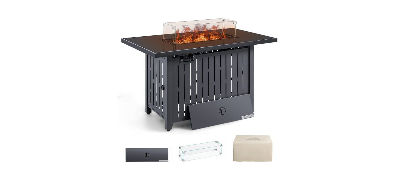 Best Devoko 43-Inch Propane Gas Fire Pit Table