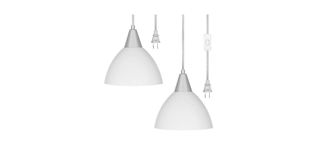 Best Dewenwils Plug-in Pendant Light Two-Pack