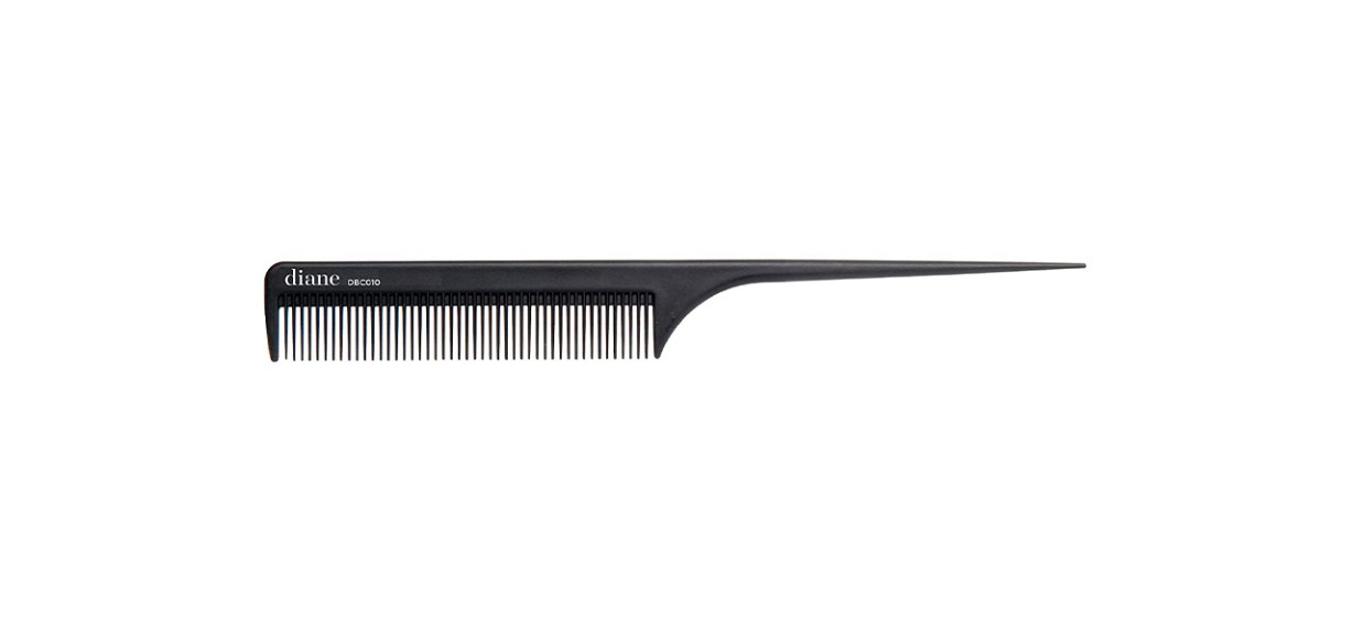 Best Diane 8-Inch Carbon Rat Tail Comb