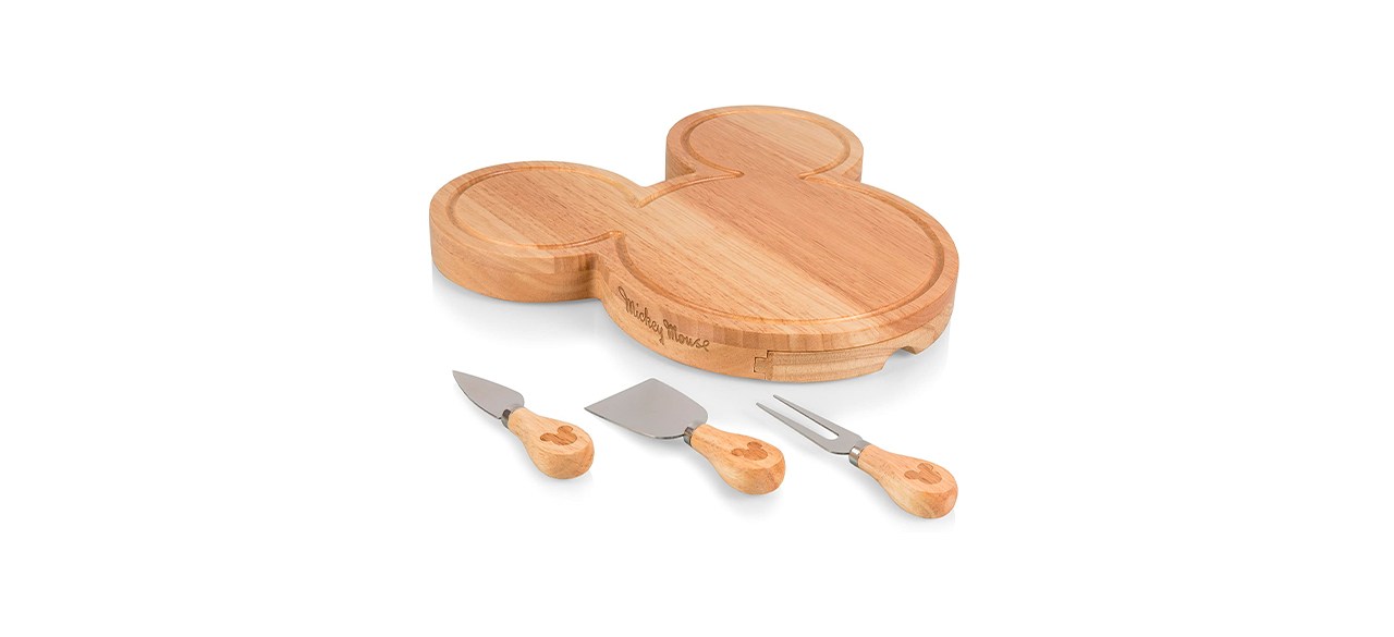 Best Disney Mickey Mouse Cheese Board and Knife Set