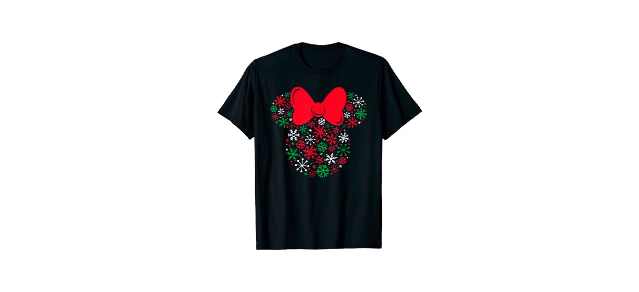 Best Disney Minnie Mouse Icon Holiday Snowflakes T-Shirt