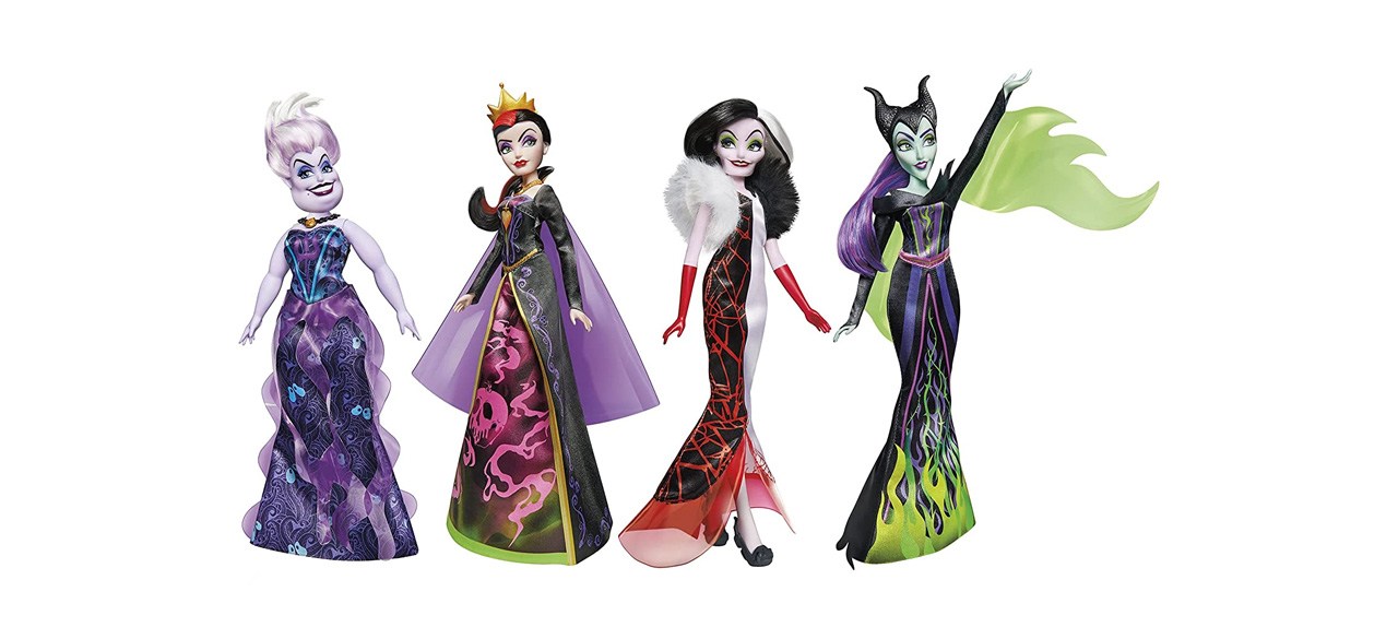 best Disney Villains Black and Brights Fashion Doll 4-Pack