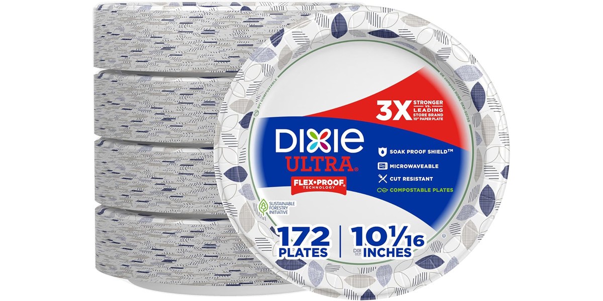 Dixie Ultra Large Paper Plates