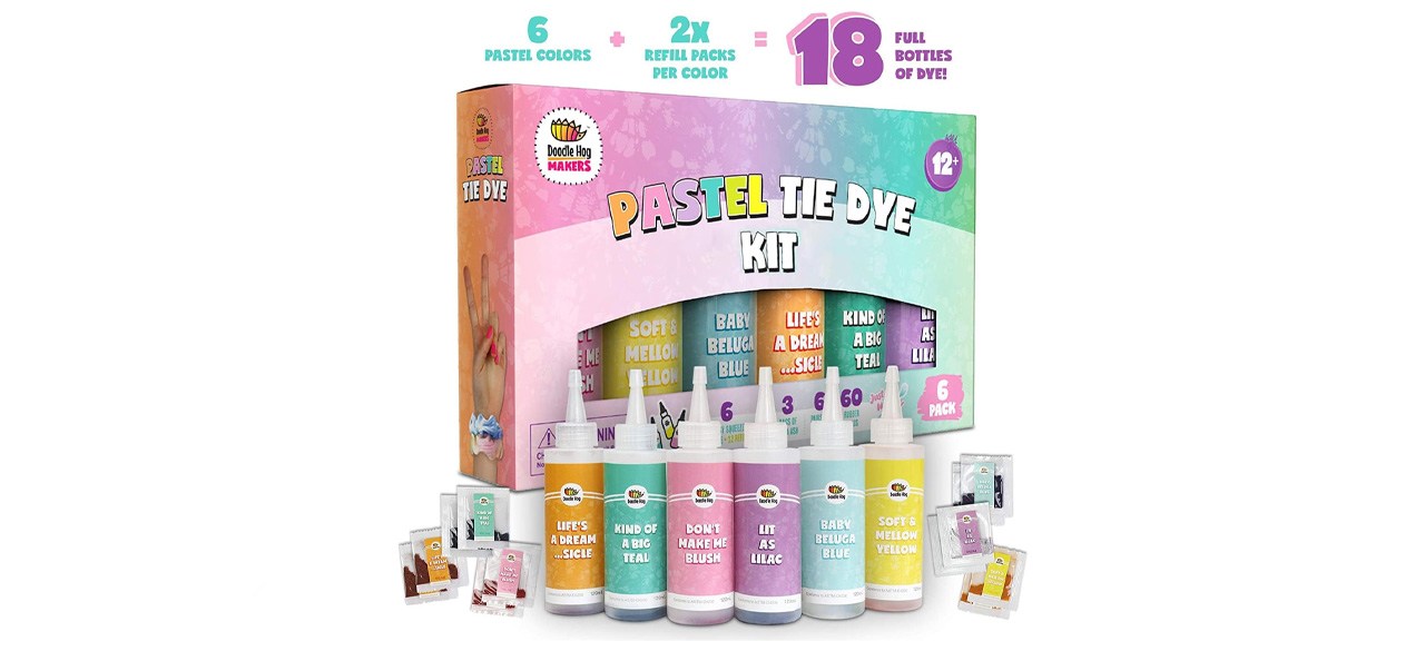 DOODLE HOG Pastel Tie Dye Kit