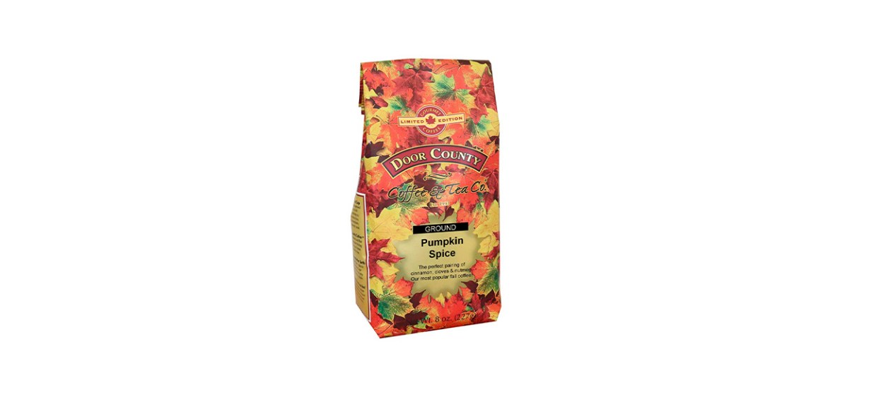 Best Door County Pre-Ground Seasonal Flavored Pumpkin Spice Coffee