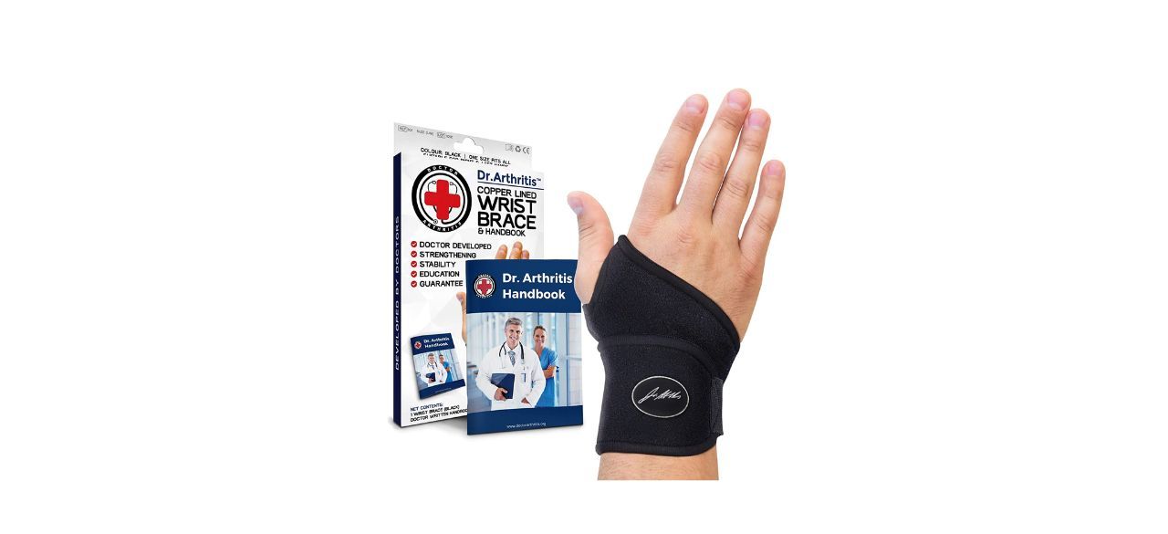 Dr. Arthritis Copper-Lined Wrist Support