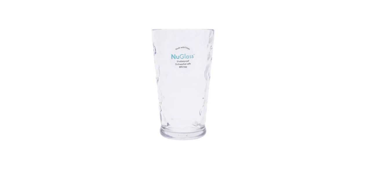 Better Homes & Gardens 20-Ounce Tritan Nuglass Hammered Tumbler on white background