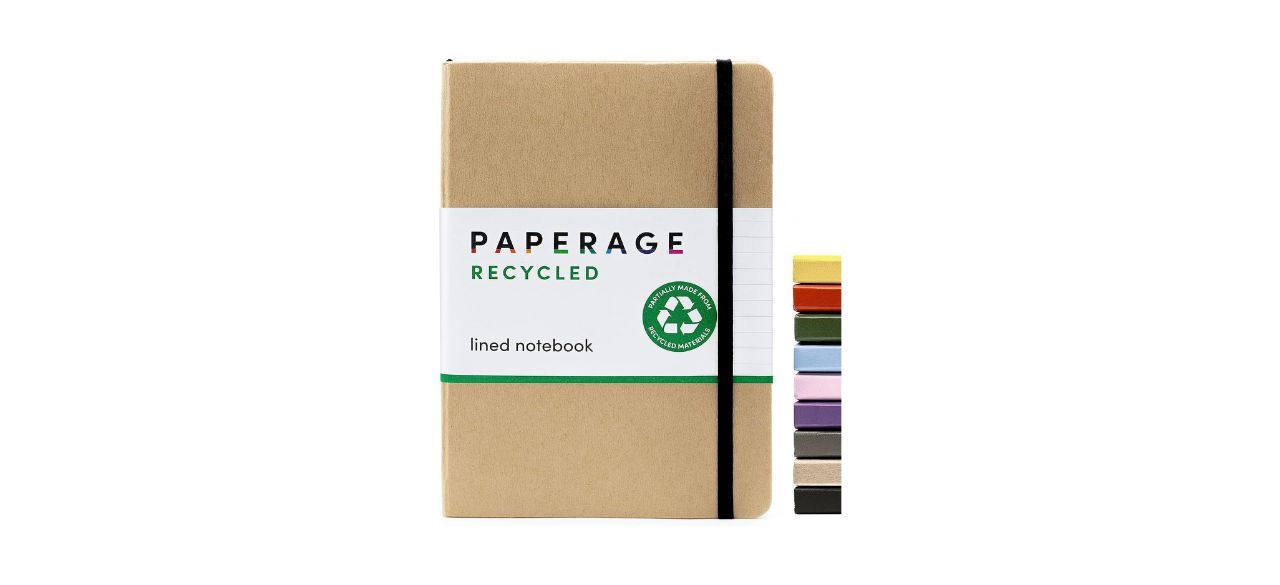 Paperage Recycled Lined Journal Notebook