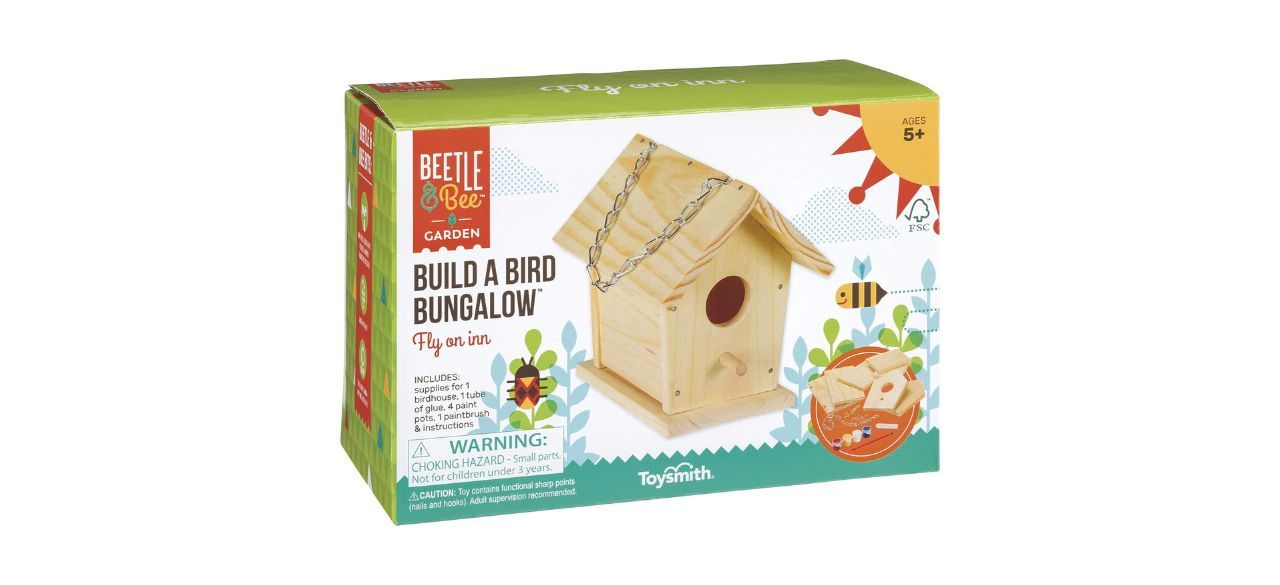 Toysmith Beetle & Bee Build A Bird Bungalow