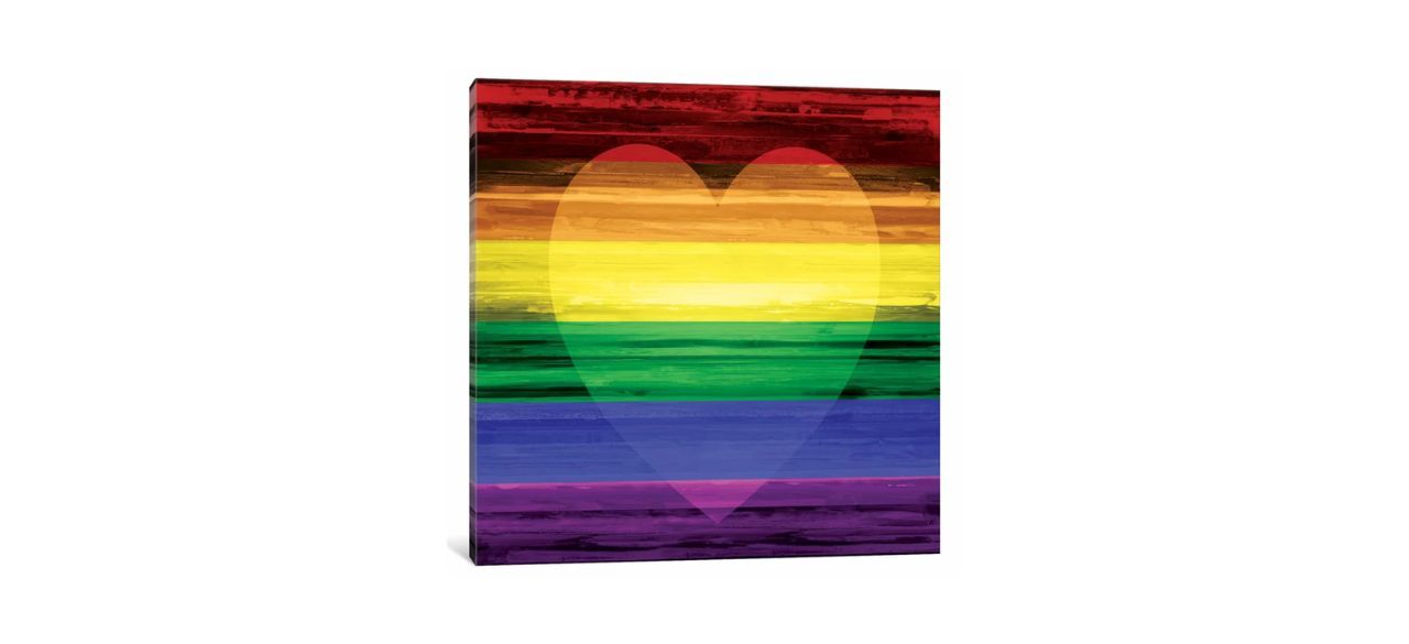 Best East Urban Home Rainbow Heart by Maggie Olsen