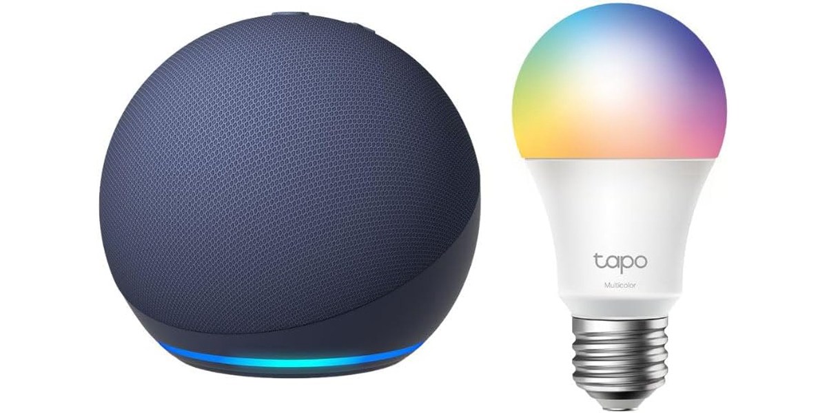 Echo 4th Gen with TP-Link Tapo Smart Color Bulb