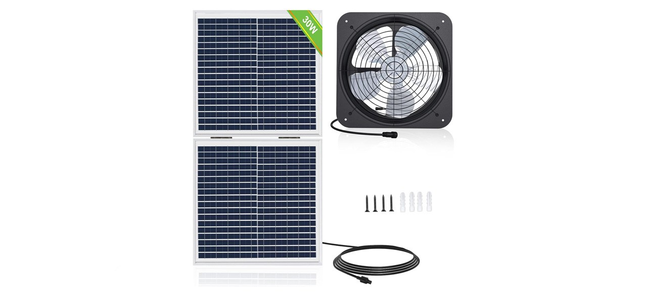 ECO-WORTHY 25W Solar Powered Attic Fan