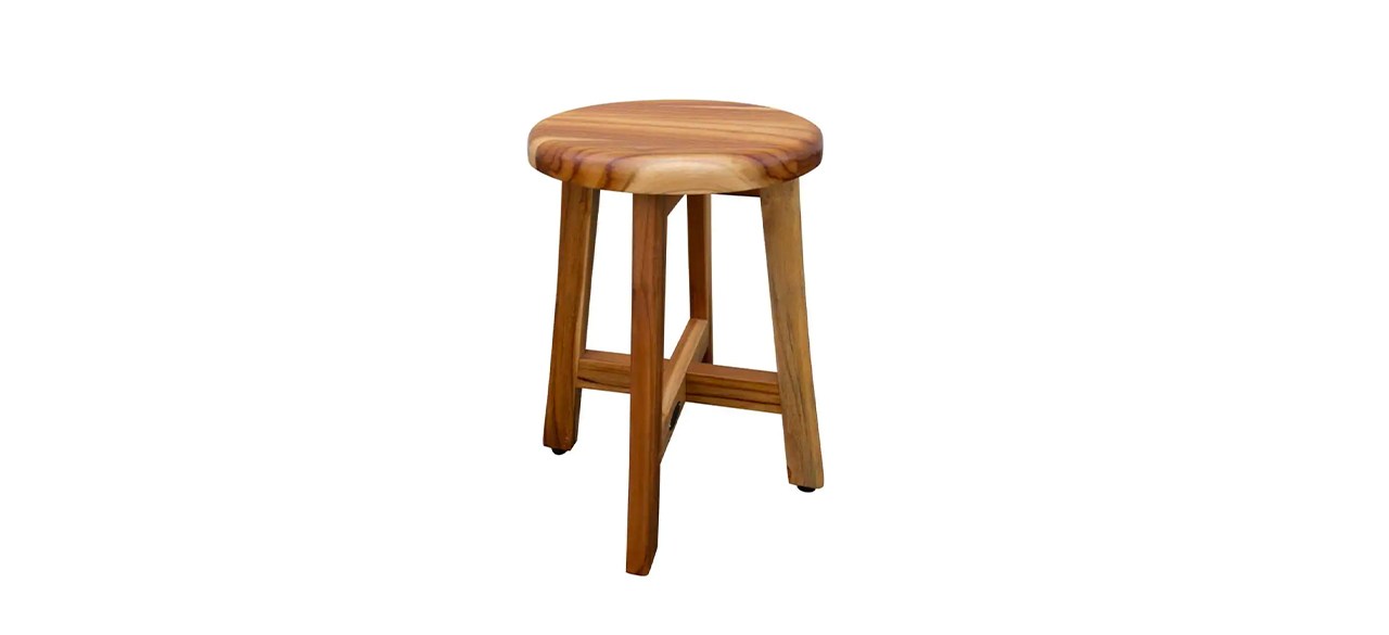 Best Ecodecors Shoji Solid Teak Bath and Shower Stool