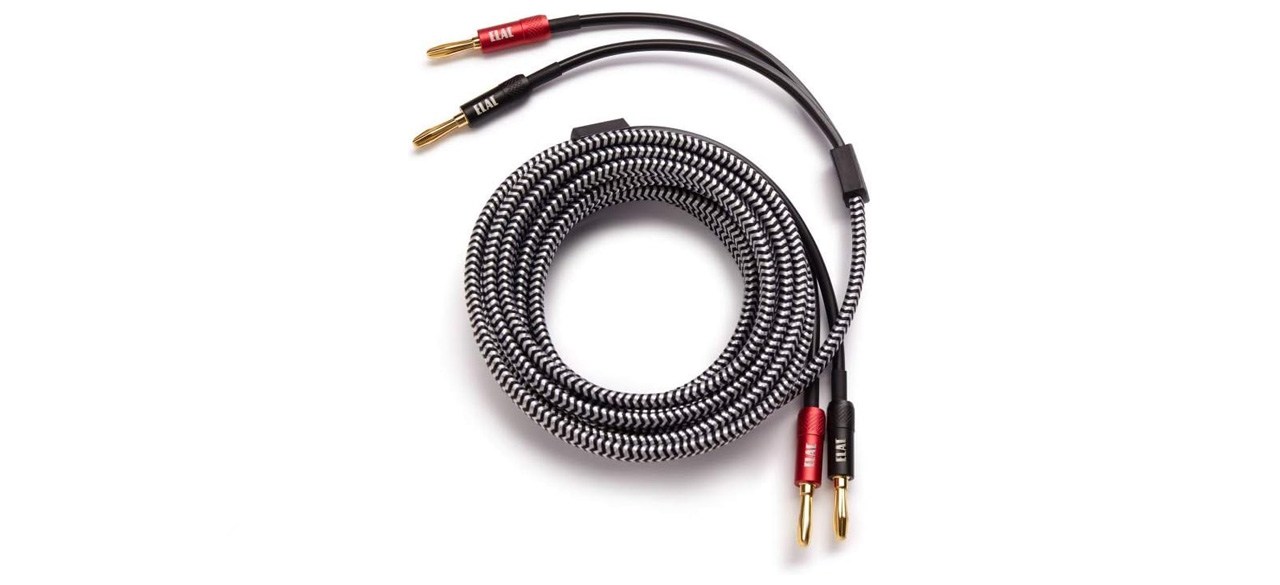 ELAC Sensible 14 AWG Speaker Cables Pair with Gold-Plated Banana Plugs