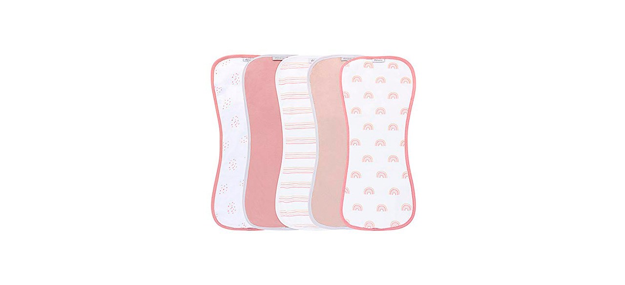 Best Elys and Company Hourglass Fleece Burp Cloths