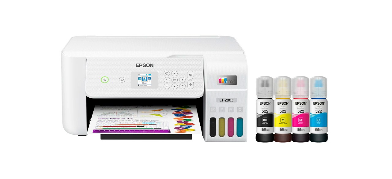 Best Epson EcoTank ET-2803 Wireless All-in-One Cartridge-Free Printer 