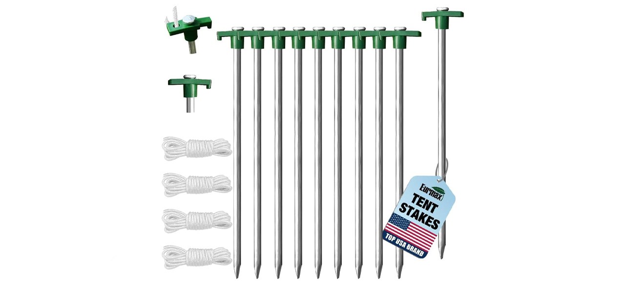 Eurmax’s Galvanized Tent Stakes