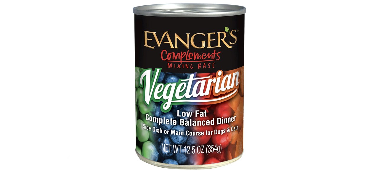 Evanger’s Dog And Cat Food Super Premium Low-Fat Vegetarian Dinner For Dogs And Cats