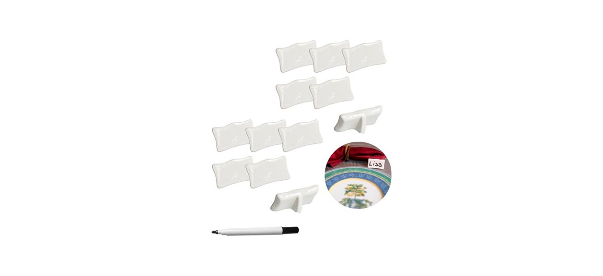 Best Evelots Porcelain Place Cards Best Evelots Porcelain Place Cards