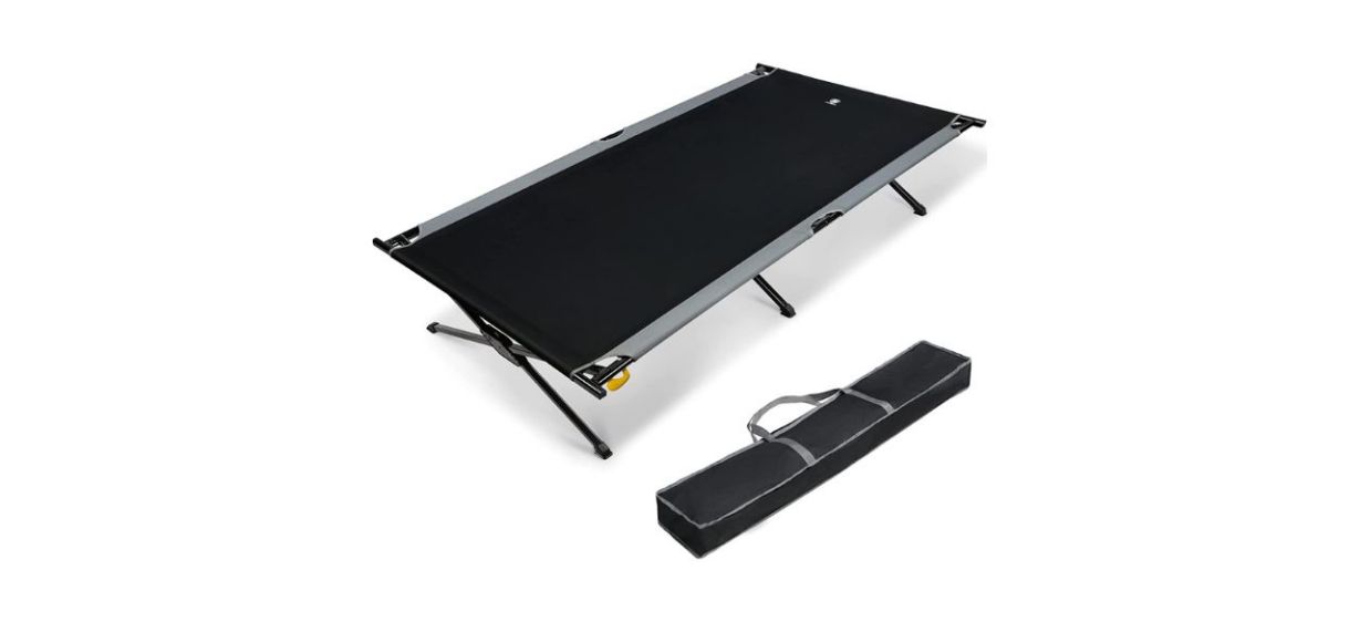 Best Ever Advanced Extra-Wide Camping Cot 