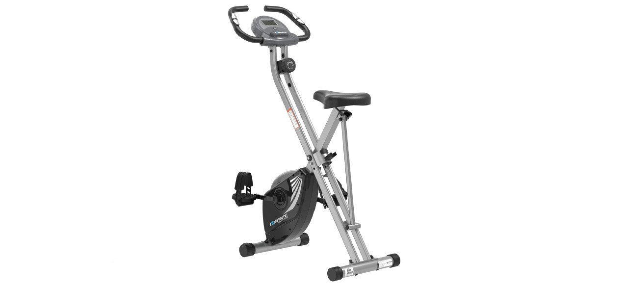Exerpeutic Folding Upright Exercise Bike