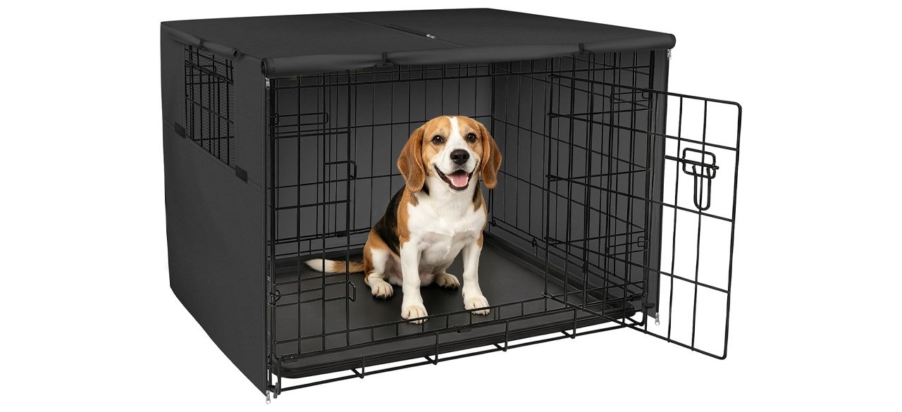 Explore Land Dog Crate Cover