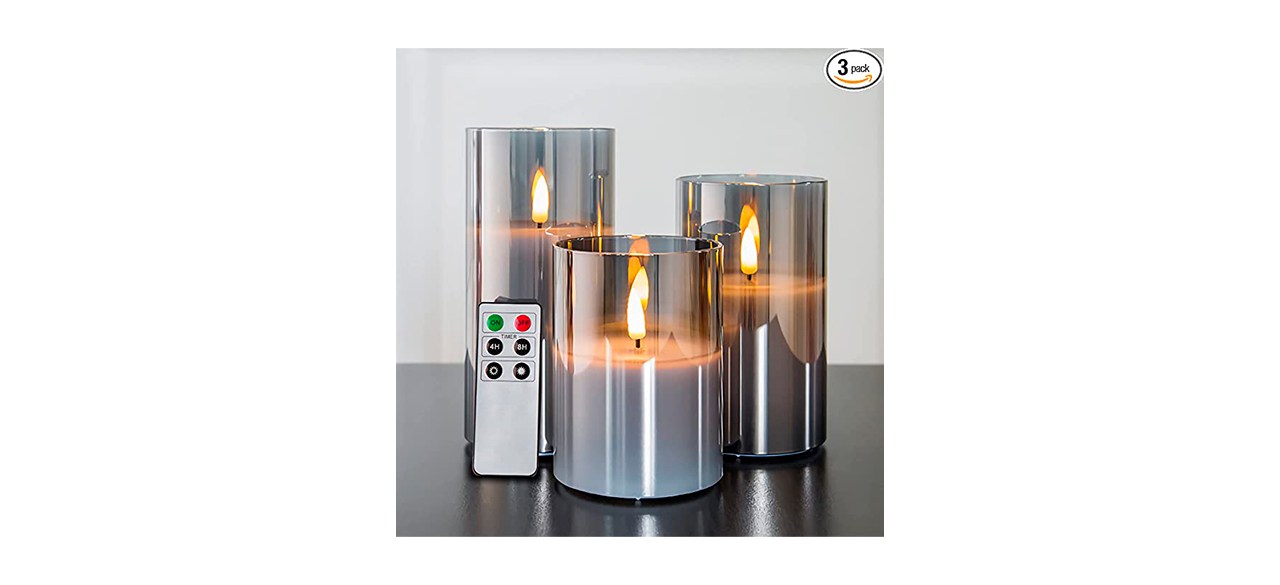 Best Eywamage Glass Flameless Candles