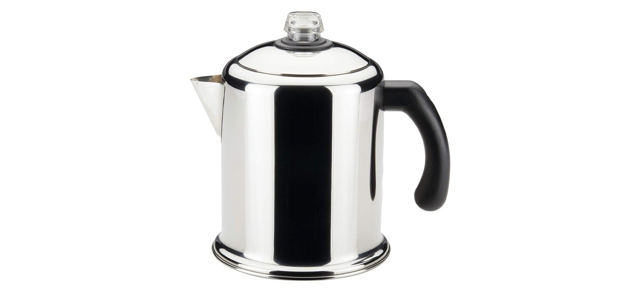 Perkolator Kopi Farberware Classic Yosemite dari Baja Anti Karat