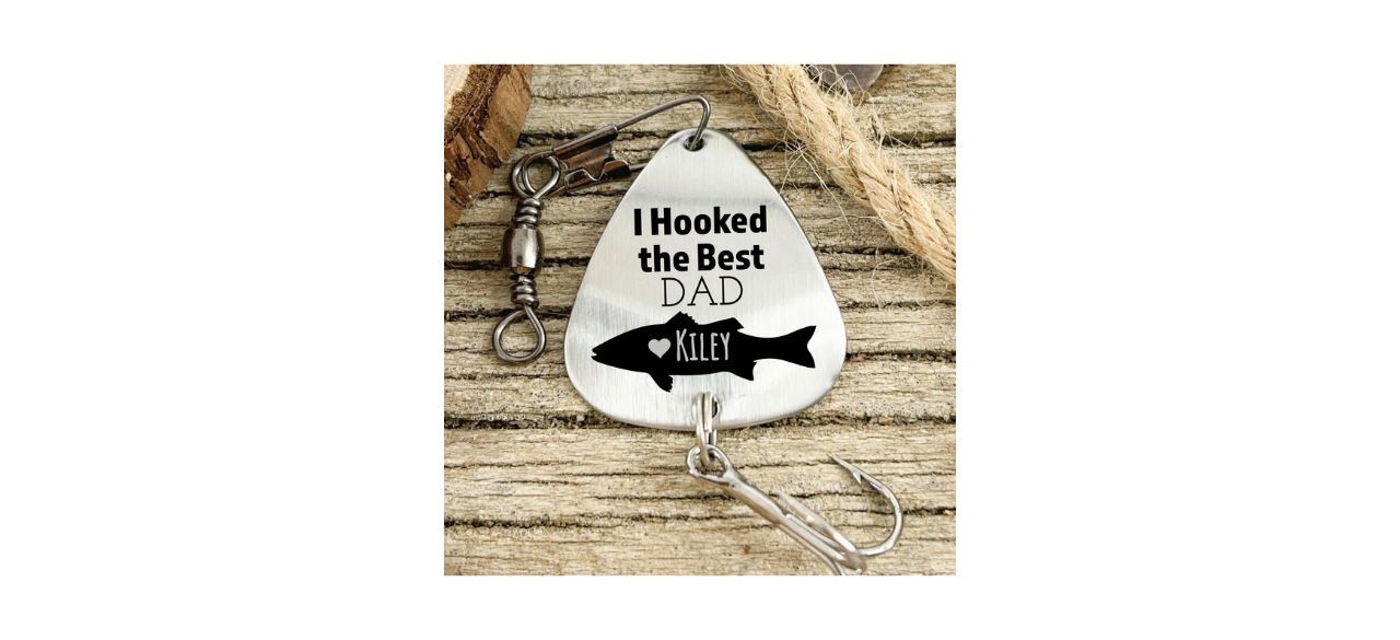 Personalized Dad Fishing Lure BelovedBySMDesigns